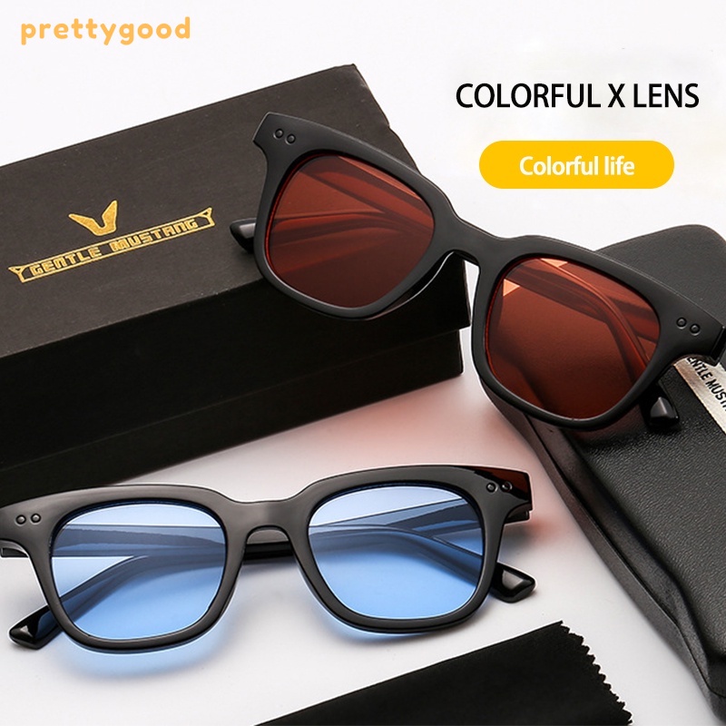 Korea Kacamata Hitam Optik Anti Warna Permen Kacamata candy Wanita / Pria Fashion Sunglasses