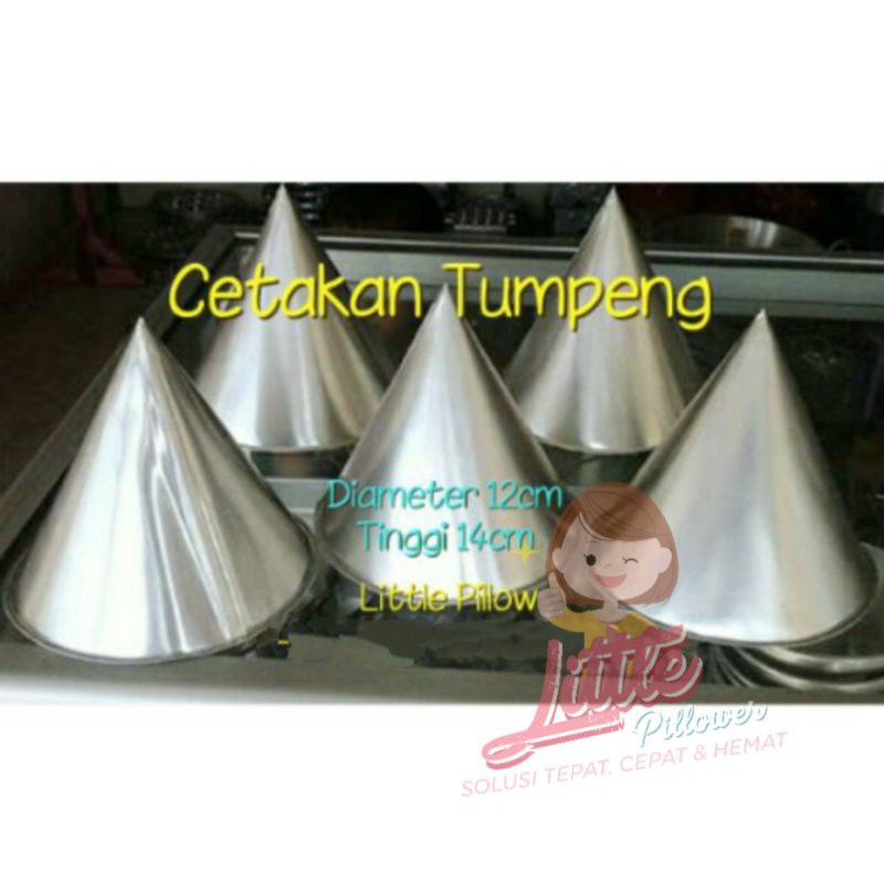 (D12) Cetakan Tumpeng Mini D12 T14 Bahan Aluminium Kualitas Bagus