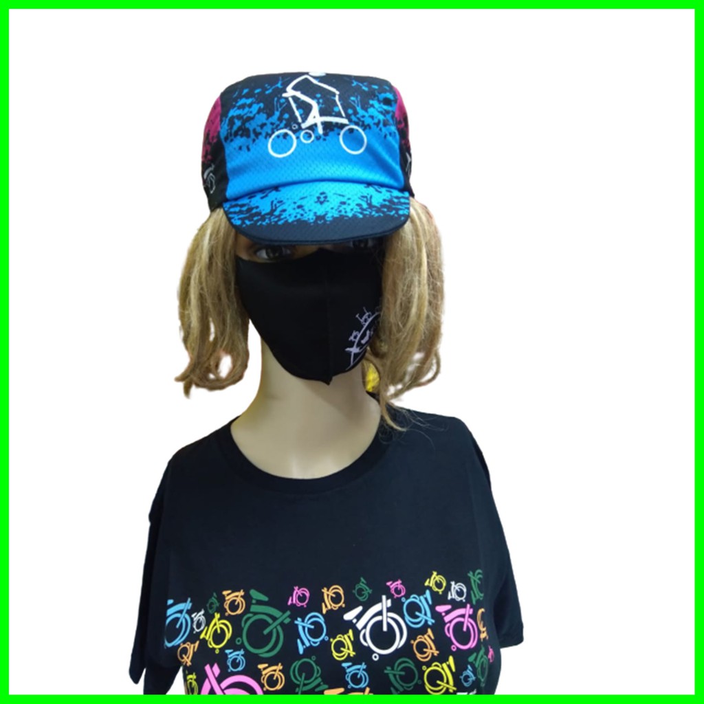 Topi Brompton  Bersepeda + Free Masker 2 Pcs (All Type)