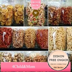 

Snack Kiloan Cemilan Keripik Kerupuk Kue Makanan Ringan 250gr
