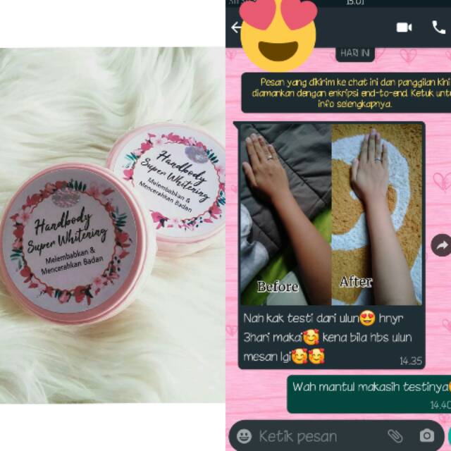 Handbody super whitening