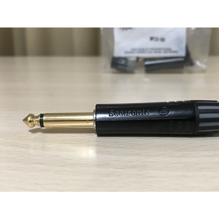 JACK AKAI 6.5MM 6.5 MM MONO GOLD PLATED LAPIS EMAS SEETRONIC MP2X-BG