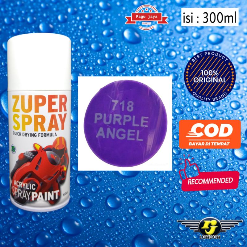 cat semprot ungu purple angel 300cc zuper spray pilok pilox