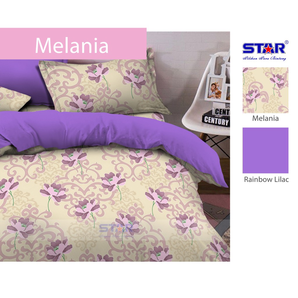 Vhepra Sprei Katun Motif Melania