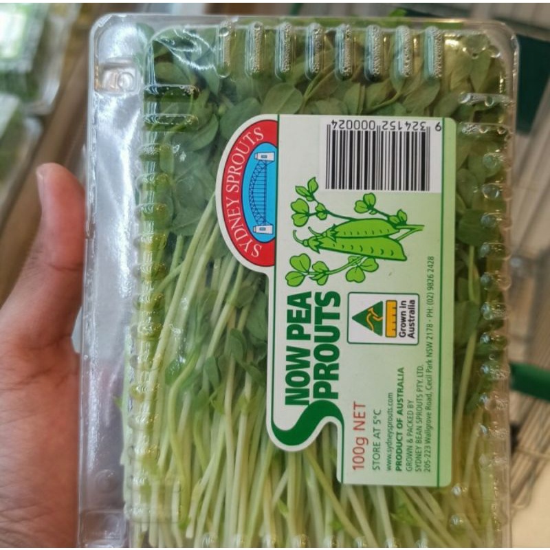 

Sydney sprouts snowpea Proust Australia | pack