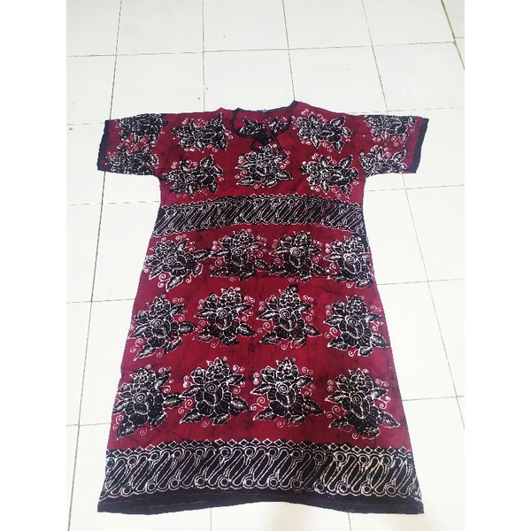 Daster batik tuban/ Daster jumbo batik/ Daster super jumbo terlaris