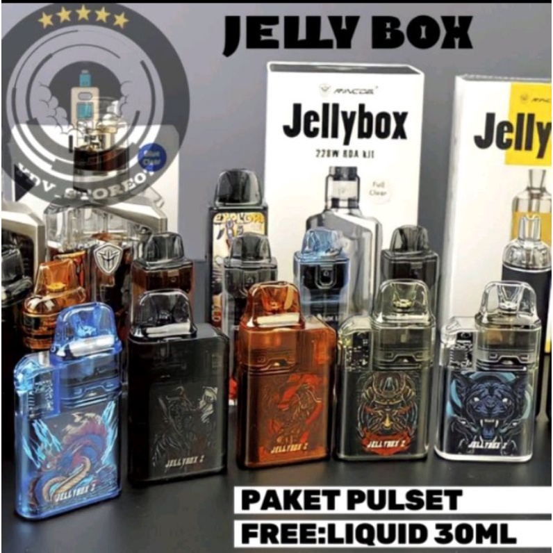 Terbaru full Sett COD BARU POOOOO D JELLY BOX F / JELLY BOX Z FULL SET Jaya22 lagi promo