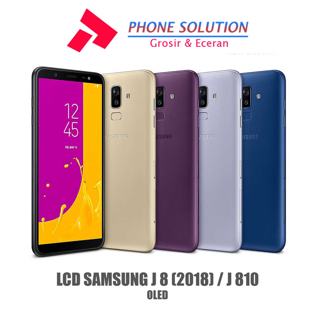 LCD Samsung J8 J810 2018 100% Original Fullset Touchscreen // Supplier LCD Samsung - Garansi 1 Bulan