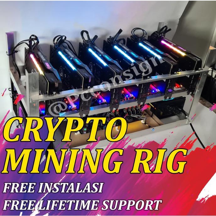 TERMURAH Paket Mining Rig Crypto VGA GTX 1660 Super / TI BTC ETH - 1 VGA, 1660 super
