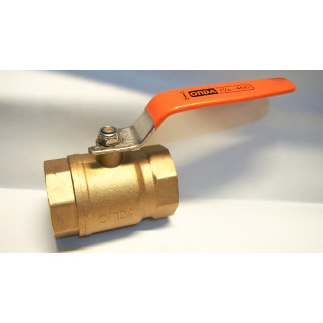 Ball Valve Bal Bol Boll Brass Stop Kran Keran Kuningan 1 Inch ONDA BALL-VALVE-1