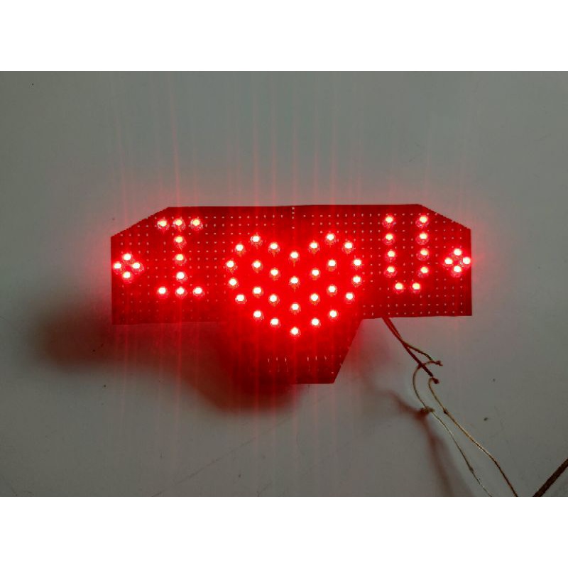 Stoplamp running 11 mode I LOVE YOU all New Vario 125/150