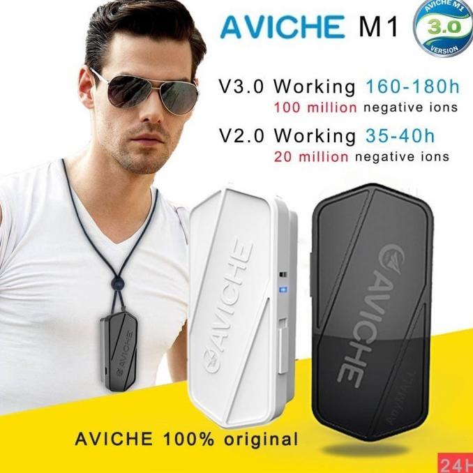 Kalung Air Purifier Aviche M1 Version 3.0/Wearable Purifier Ap8929