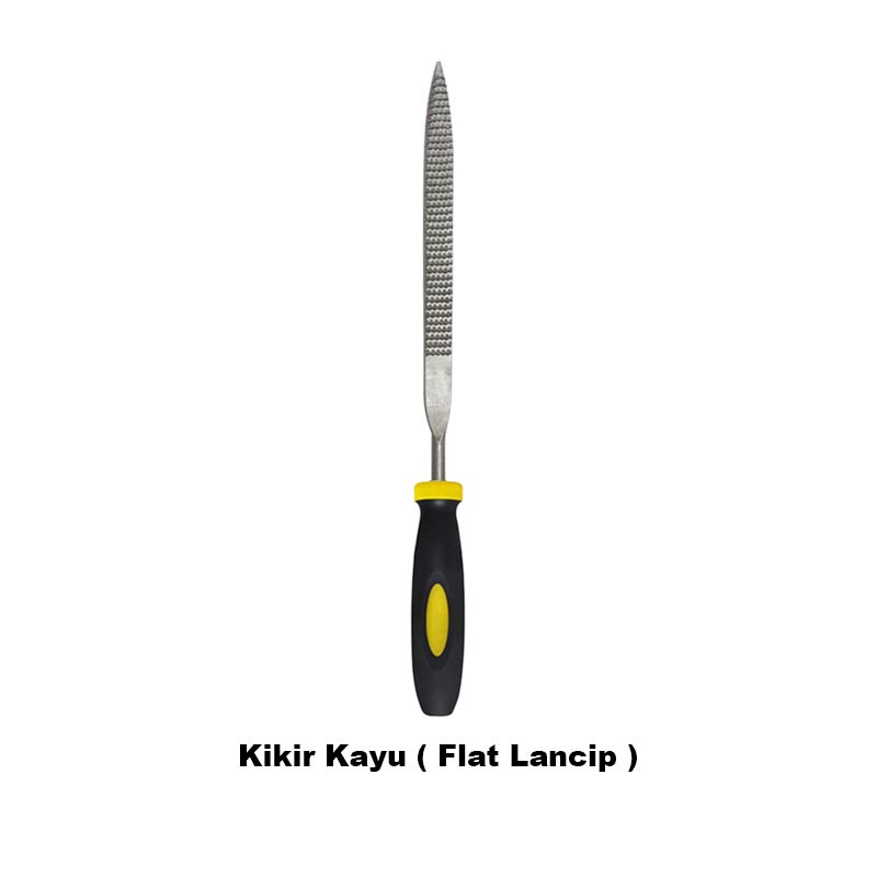EELIC KIR-K3X140X1 Kikir kayu 1 pcs diameter 3mm bentuk flat lancip