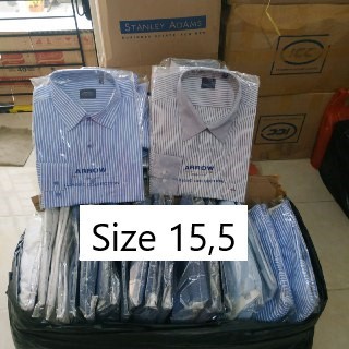 Kemeja Reguler Fit Lengan Panjang Merk ARROW Size 15.5