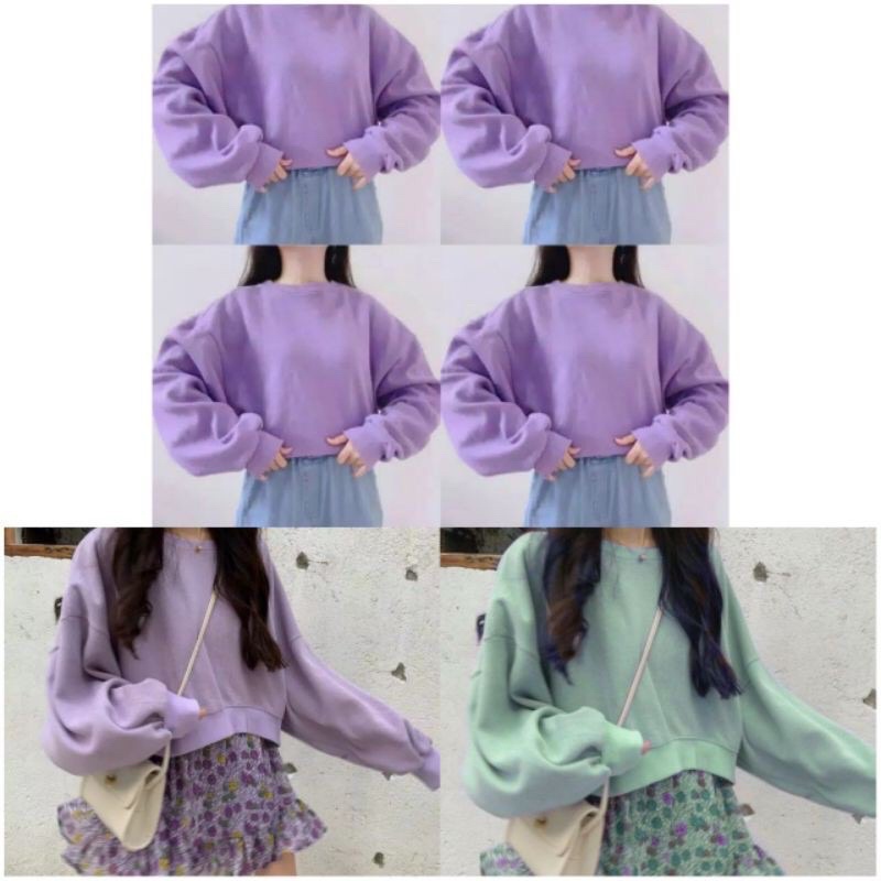 OVERSIZE CROP LENKA SWEATER / SWEATER OVERSIZE / SWEATER CROP / SWEATER TERLARIS / SWEATER TERBARU /