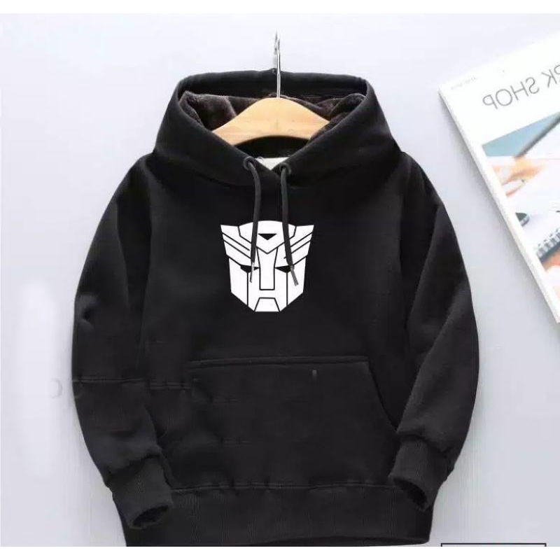 HOODIE ANAK PRIA TRANSFORMER FLEECE TEBAL HALUS TERBARU'