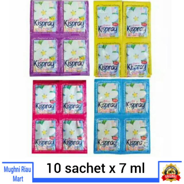 Kispray Pewangi 7 ml 10 Sachet
