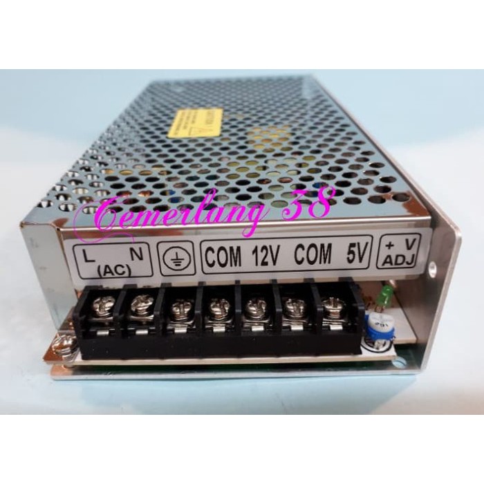 PD120A Double / Dual Output Switching Power Supply +5V 10A +12V 5A