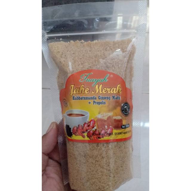 

JAHE MERAH INAYAH KEMASAN PLASTIK POCH ISI 330gram