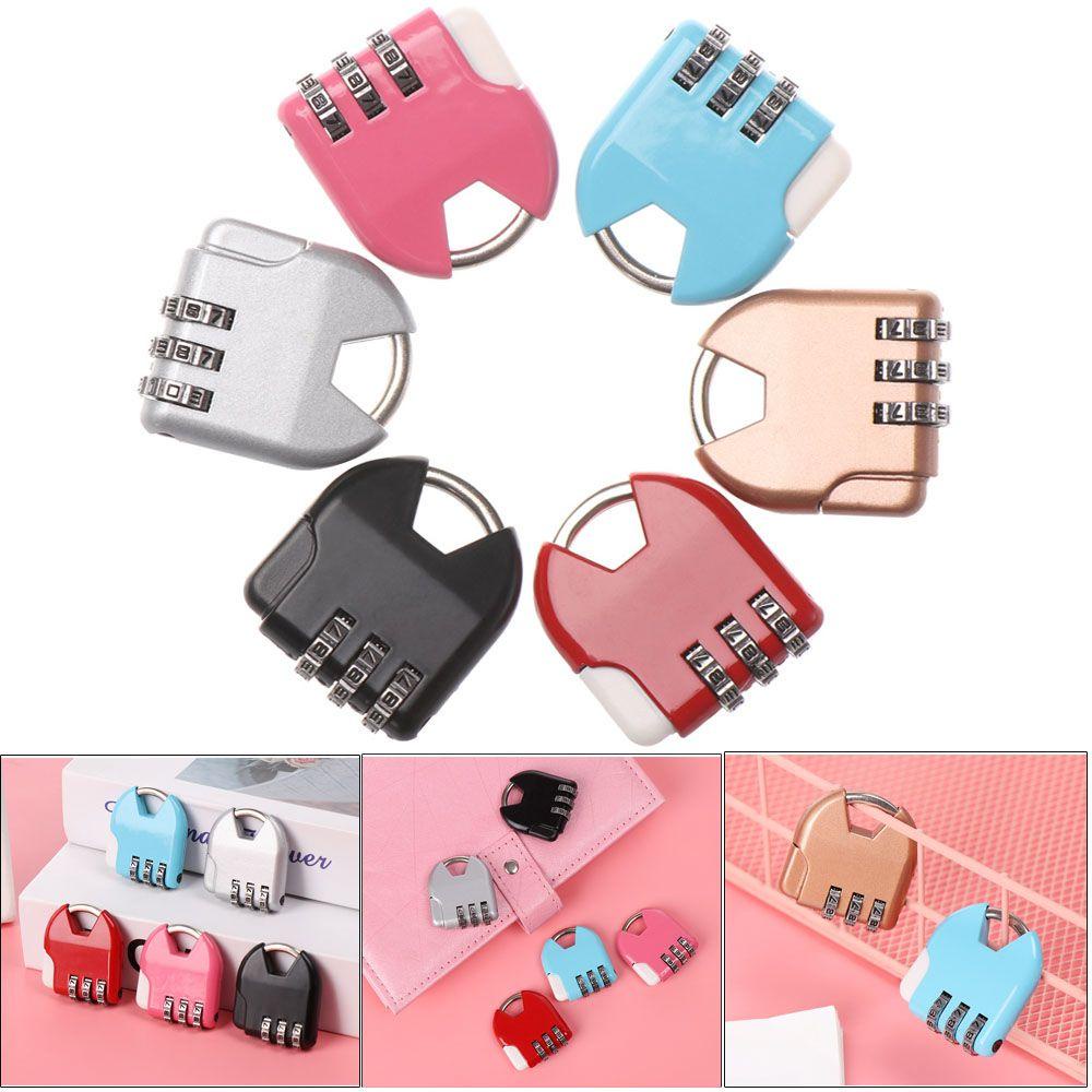 Suyo 1 Pcs Password Lock Hadiah HOT Diary Pelindung Loker Case Supply Koper Travel Bagasi 3digit Dial