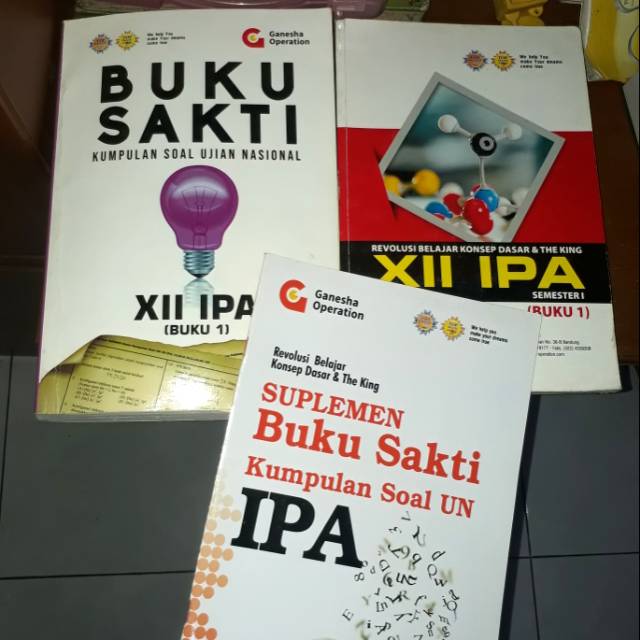 [Preloved] Buku Ganesha Operation (GO) - The King, Konsep Dasar, Suplemen Buku Sakti