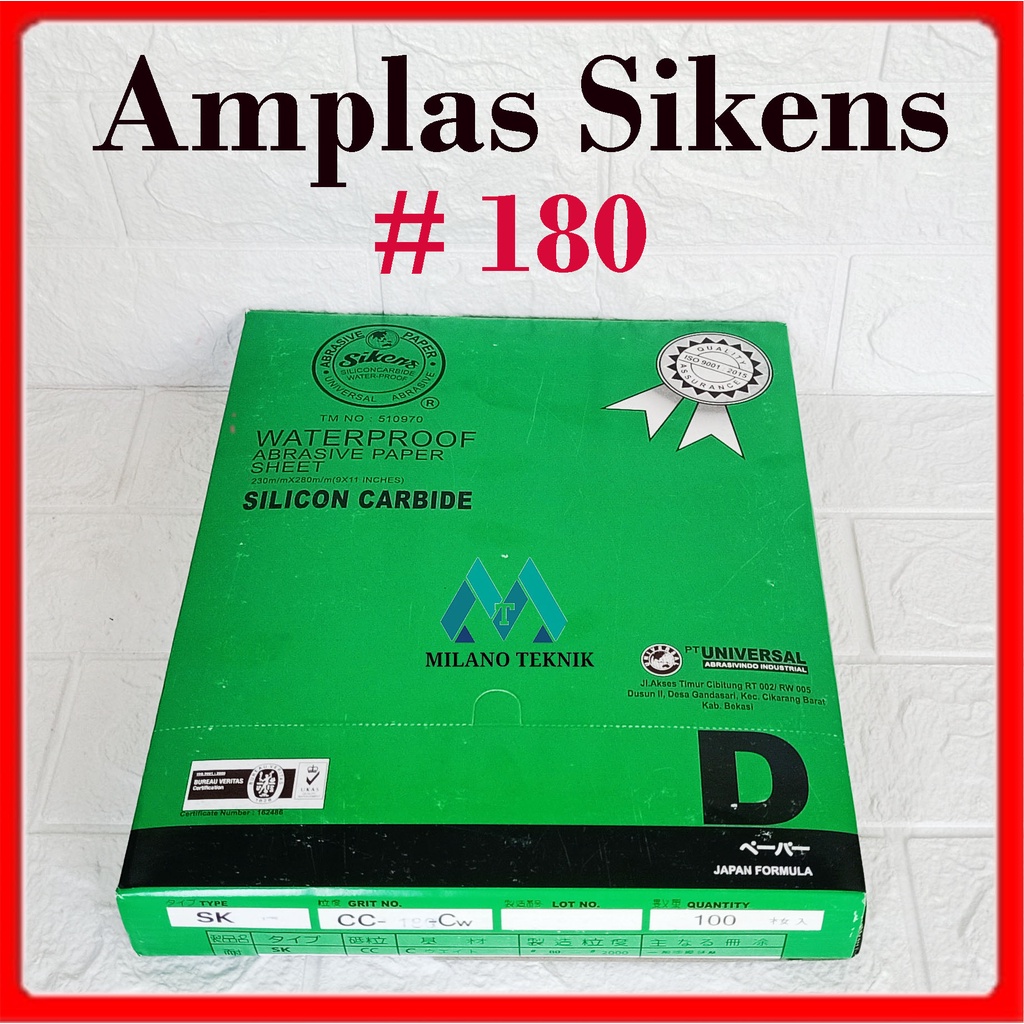 Amplas sikens A 180 amplas duco grit 180 ( isi 10lbr)