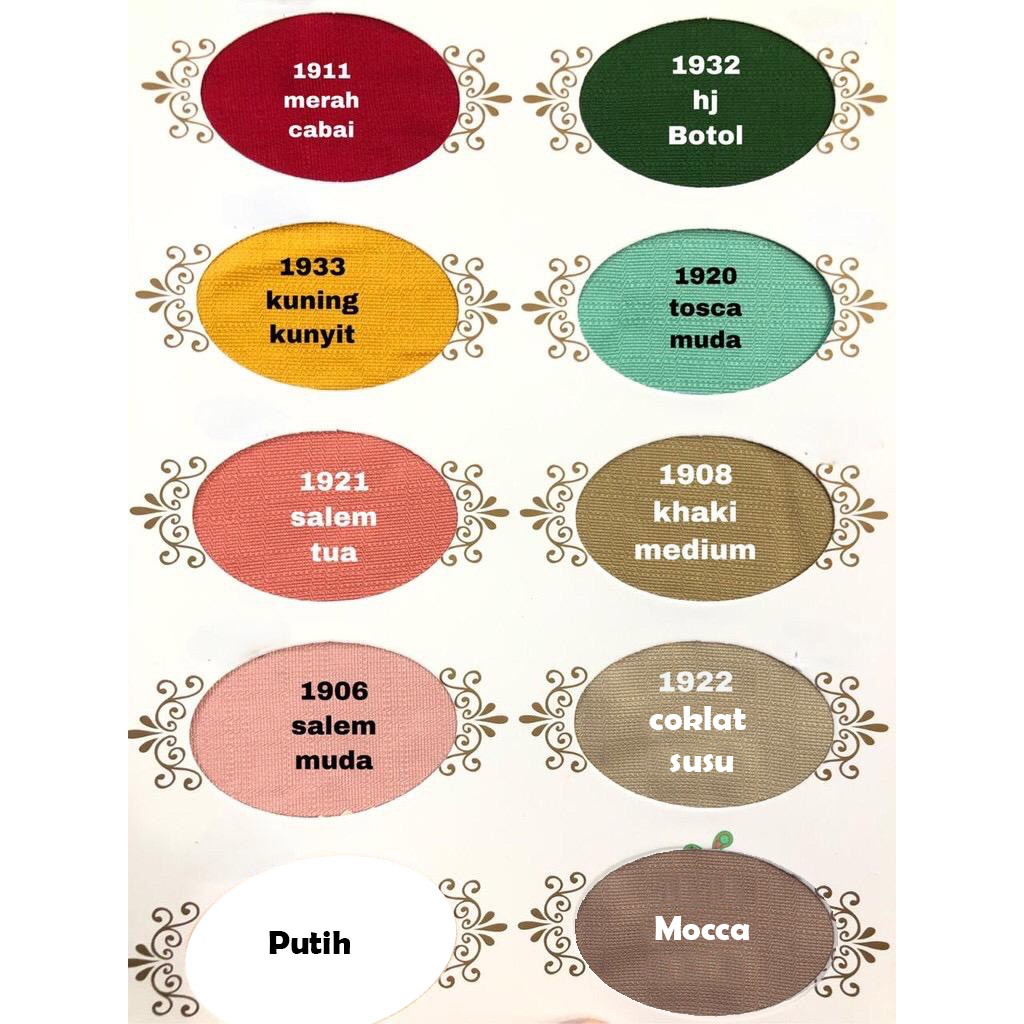 Bahan multi Kain Balotelly / Balotelli / baloteli Polos high twist polyester Meteran Harga Grosir-3