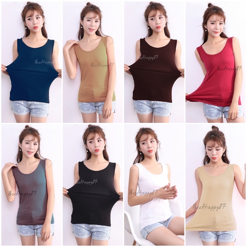 Singlet Wanita / Tanktop Tali Lebar Wanita L XL XXL JUMBO #Tanktop Jumbo