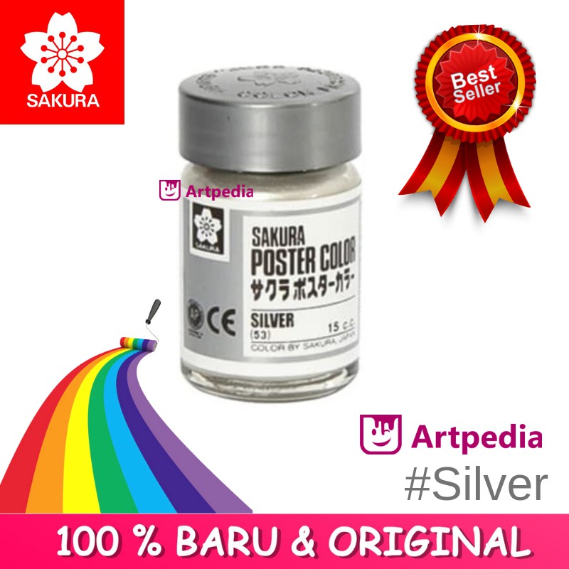 

BEST SELLER !!Sakura Poster Color Silver (Cat Poster) Sakura Poster warna Silver Cat Poster Termurah