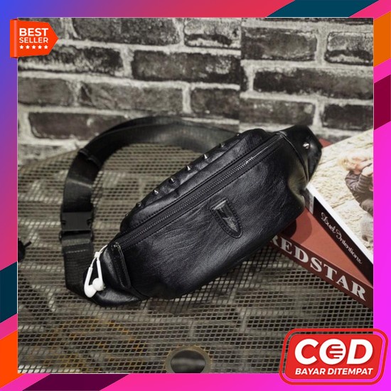 Tas Pria Import Model Selempang Jinpaidi 0082 Tas Selempang Kulit Bahu Slingbag Waistbag Tas Pria 31