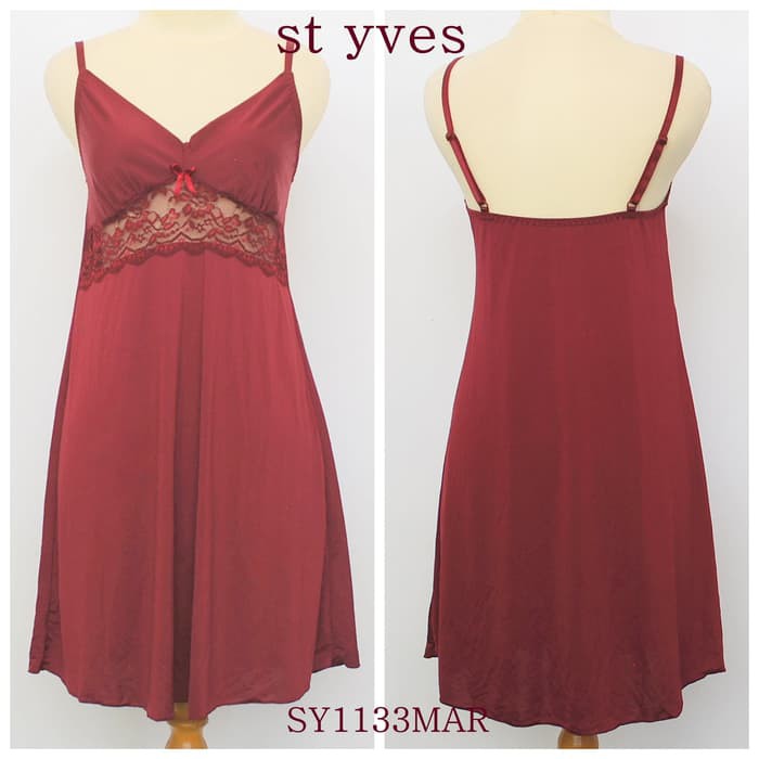 LINGERIE ST YVES, BAHAN HALUS TIDAK MENERAWANG, LEMBUT SY1133MAR