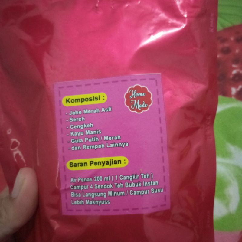 

wedang jahe merah isi 35 sachet