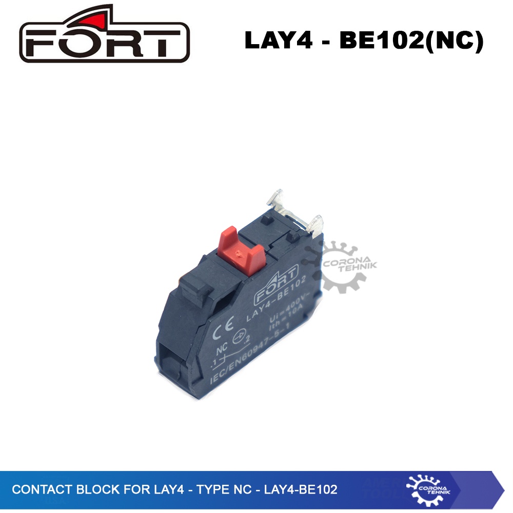 LAY4-BE102 - Contact Block Saklar for LAY4 - Type NC