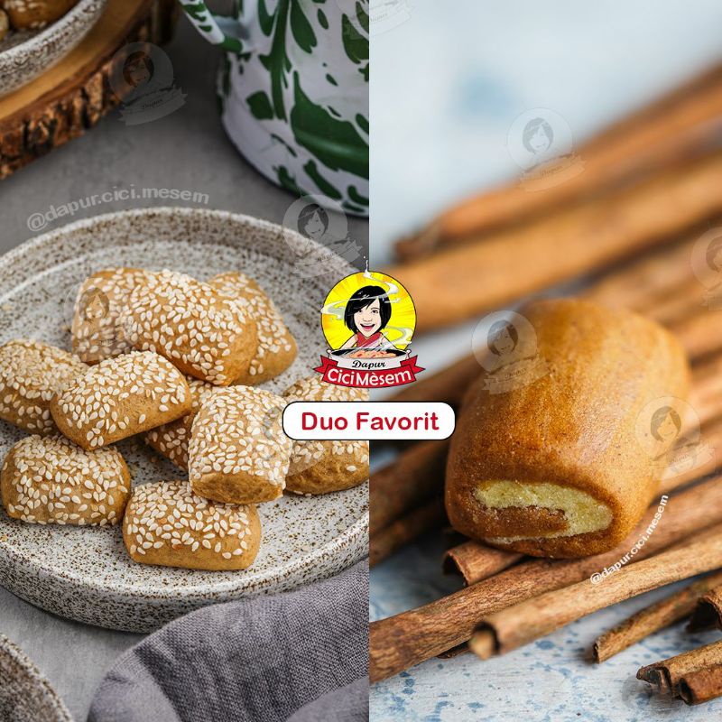 

Kue Gambang Duo Favorit (1/2 pax klasik & 1/2 pax keju) khas Dapur Cici Mesem