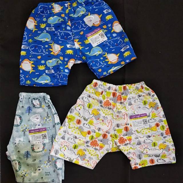 Libby 3 pc celana pendek M L xl