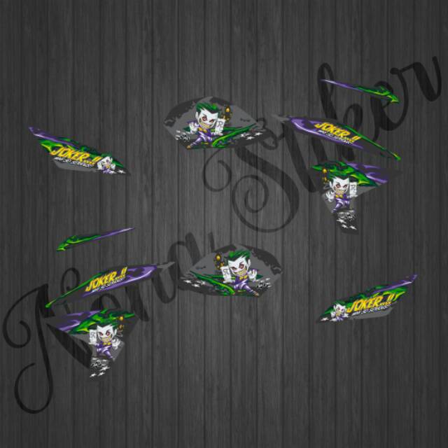 STRIPING STIKER DECAL NEW VIXION LIGHTNING NVL JOKER