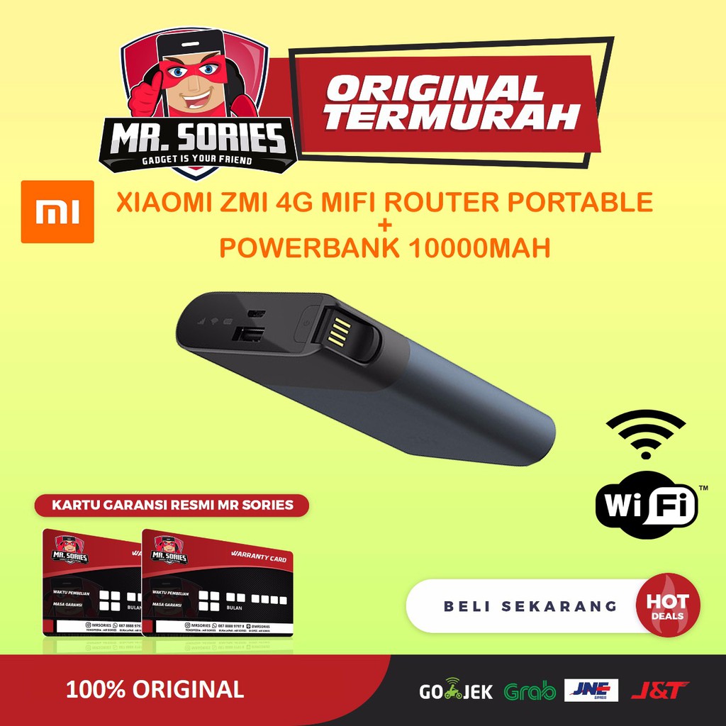Xioami ZMI 4G LTE MIFI Portable Modem Router Hotspot + Powerbank