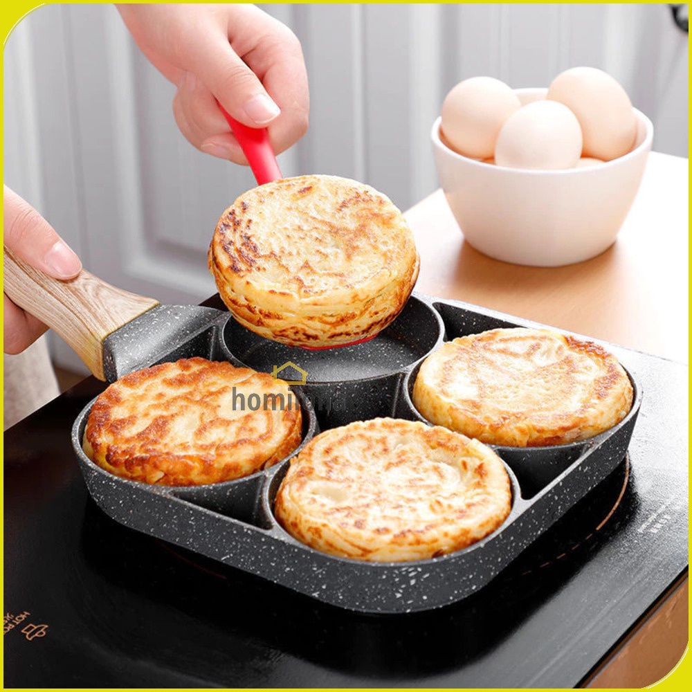 Teflon Panci Telur Omelet Egg Fyring Pan Non-stick - Jianbaoyuan JBY-257 - Black