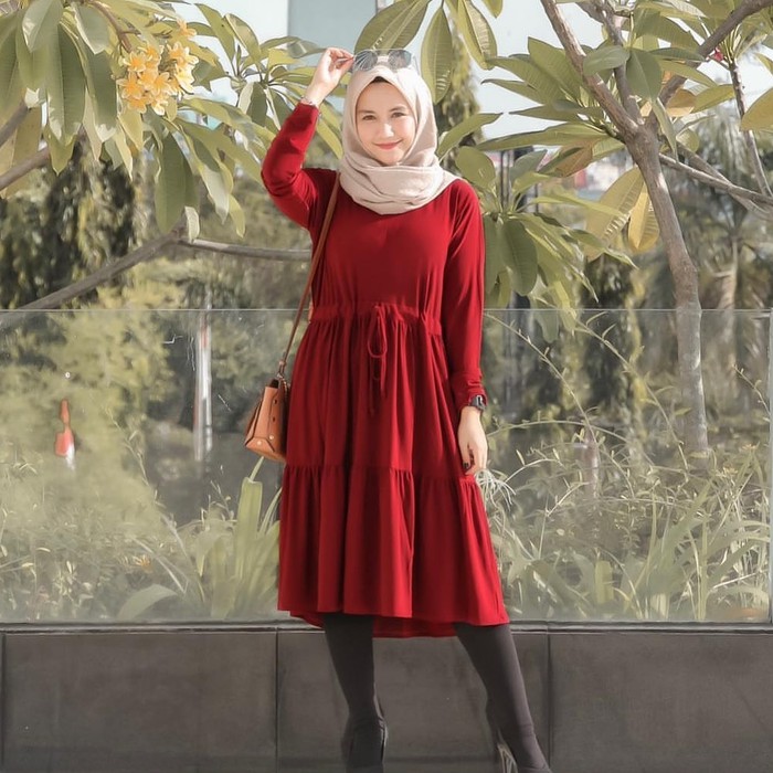 Baju Atasab Wanita Terbaru / Atasan Muslim Murah / Lovely Tunik Muslim