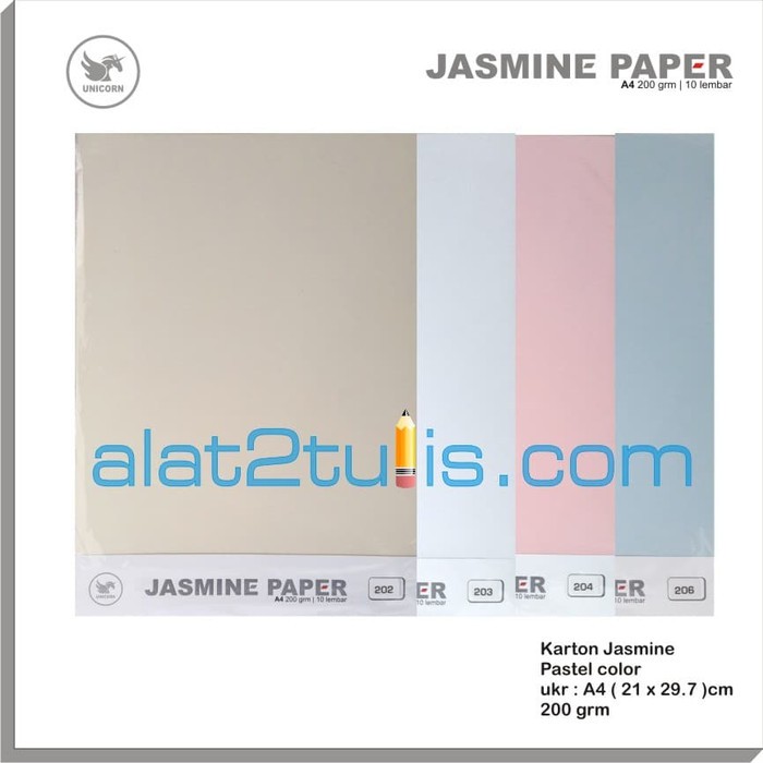 

Unik Pastel Jasmine paper kertas 200 grm A4 glitter Terlaris