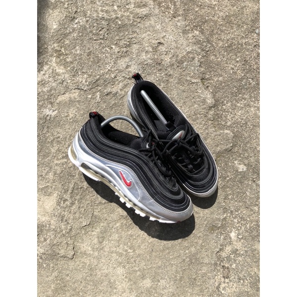 Nike Airmax 97 Black Silver Metallic.