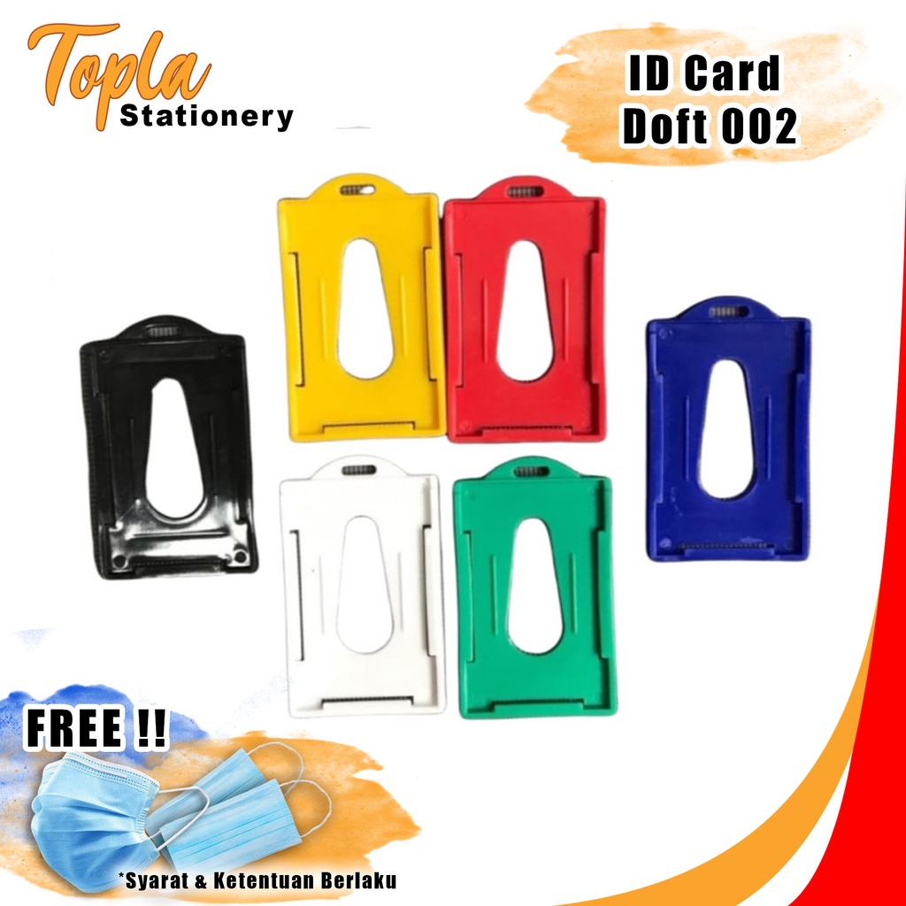 

Harga dapat 10 Pcs Casing Id Card Holder Case Id Card Name tag Holder Solid 002