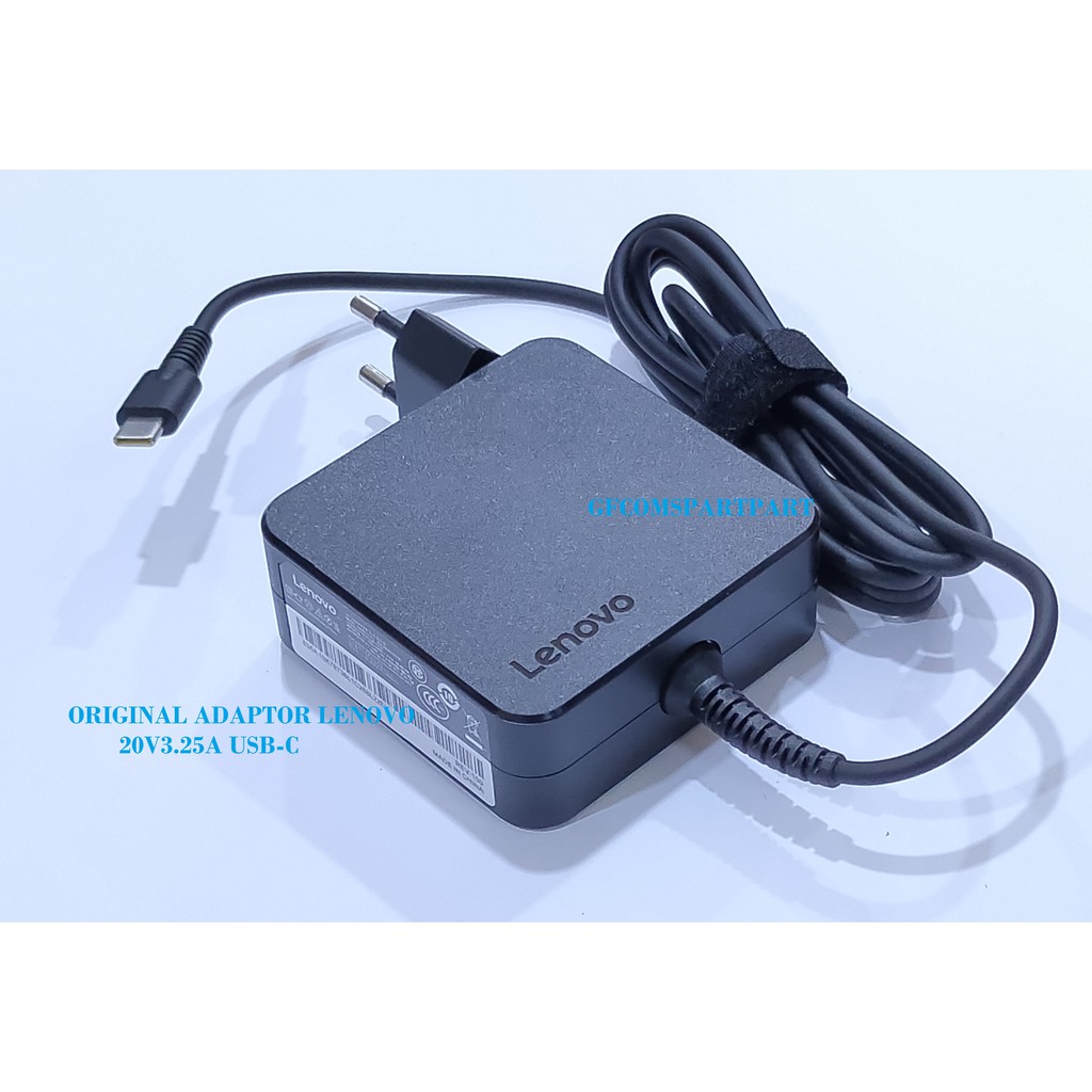 ORIGINAL CHARGER ADAPTOR LENOVO 20V3.25A USB-C TIPE C