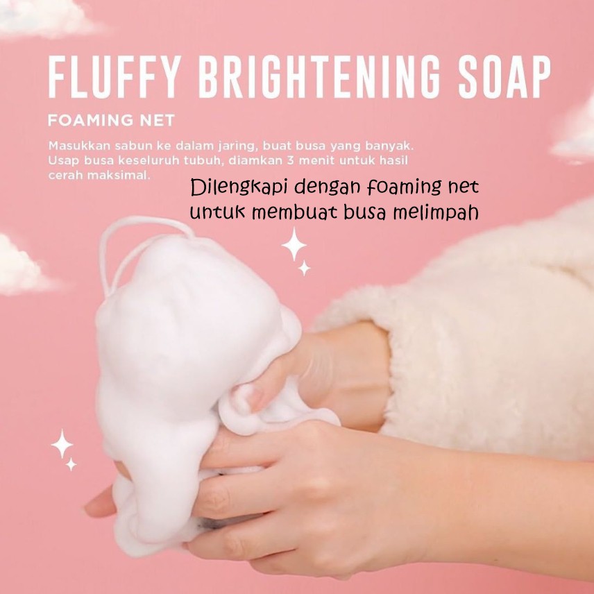 LOOLOO FLUFFY BRIGHTENING SOAP 100GR