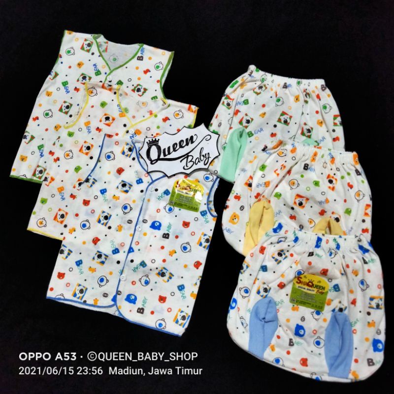 K-TNA SNI 3 Setelan MOTIF Baju Kutung Celana Pop Newborn Setelan Bayi Perlengkapan bayi