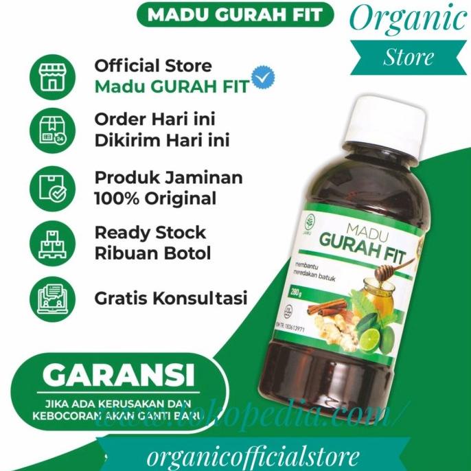 TERMURAH Madu Gurah Fit Obat Herbal Batuk dan Gangguan Pernapasan Herbal Gurah Asli