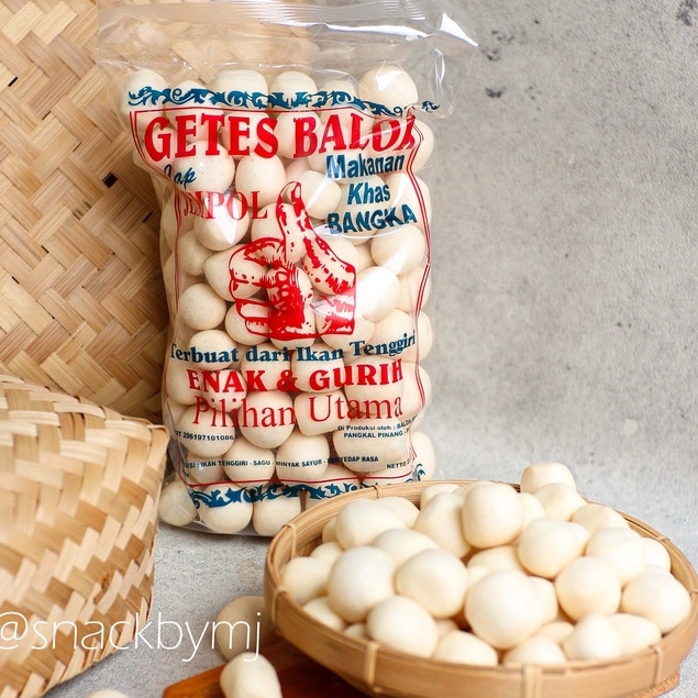 

Kerupuk Krupuk Getas Bangka Asli Ikan Tenggiri Cap Jempol/Kerupuk Bangka/Aneka Kerupuk/Kerupuk Ikan