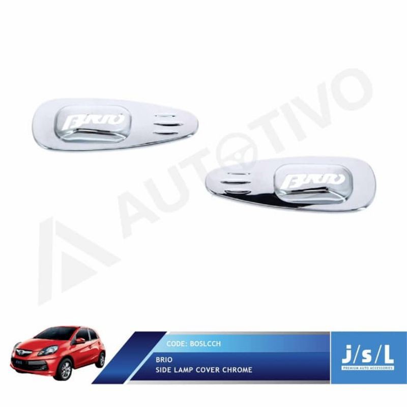 Side Lamp Cover Honda Brio 2012 2015 Chrome