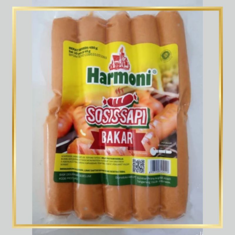 Harmoni Sosis Sapi Bakar 500g isi 10