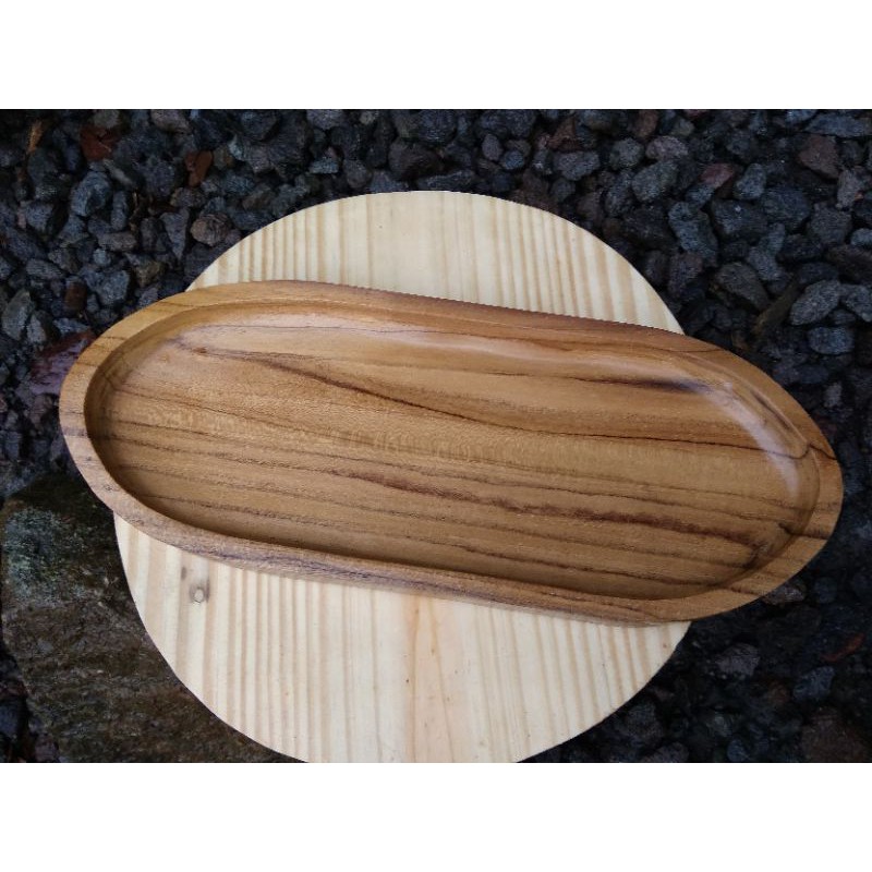 tray kayu jati